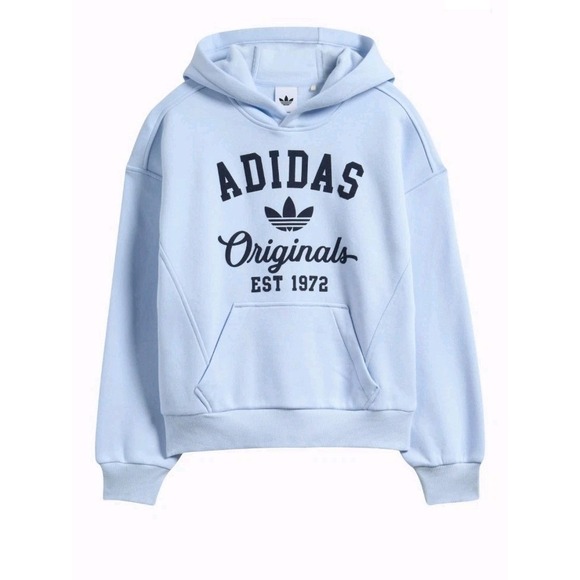 adidas Other - adidas Kids' Varsity Cotton Blend Fleece Hoodie Size Small (Big Kid)